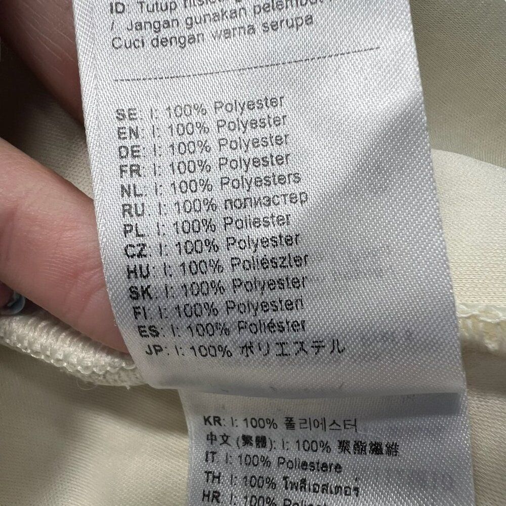 Fjall Raven Women's Vardag Pile Fleece Jacket in Cream Size Large - Picture 11 of 12